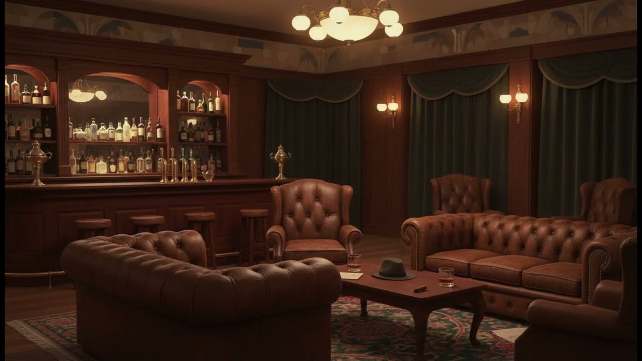 1930s late night jazz playing in another room