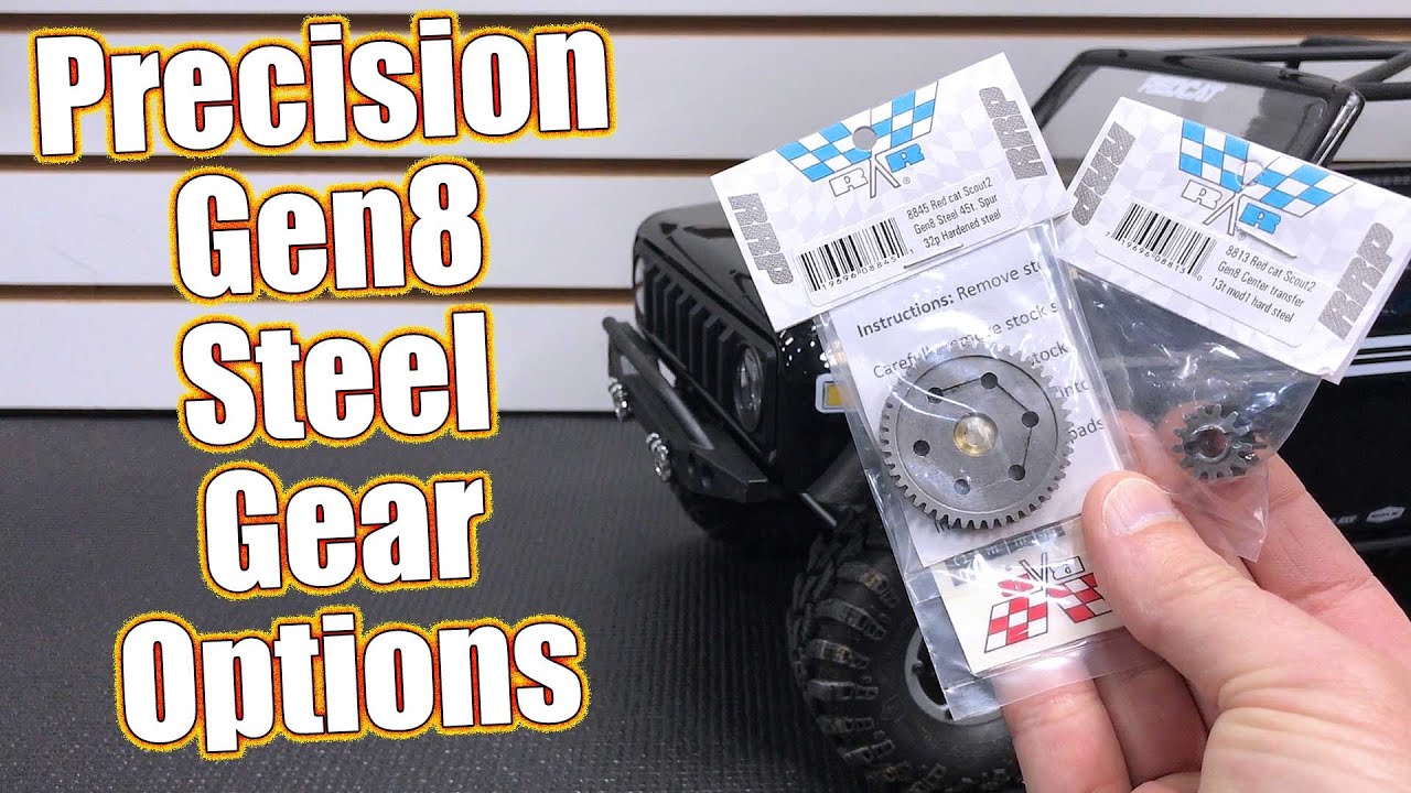 Toughen Up Your Transmission! Robinson Racing Redcat Gen8 Steel Spur & Transfer Gears | RC Driver