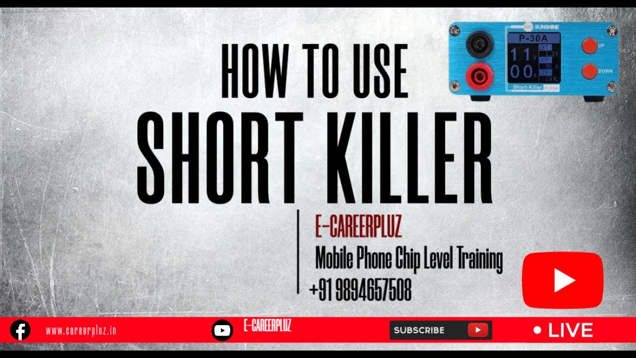 How to Remove Half short and Full Short Using Short Killer  | 9894657508