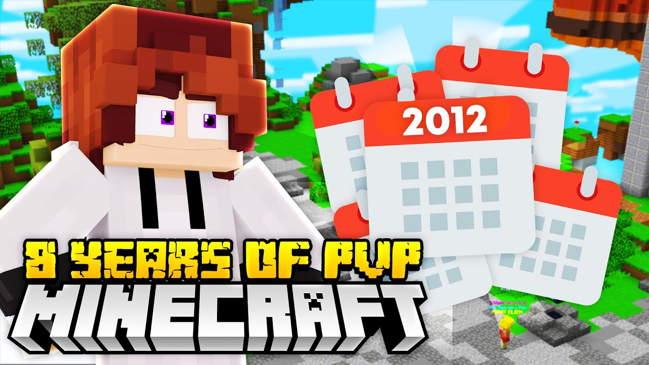 WHAT 8 YEARS OF MINECRAFT PVP LOOKS LIKE IN HYPIXEL BEDWARS (MONTAGE)