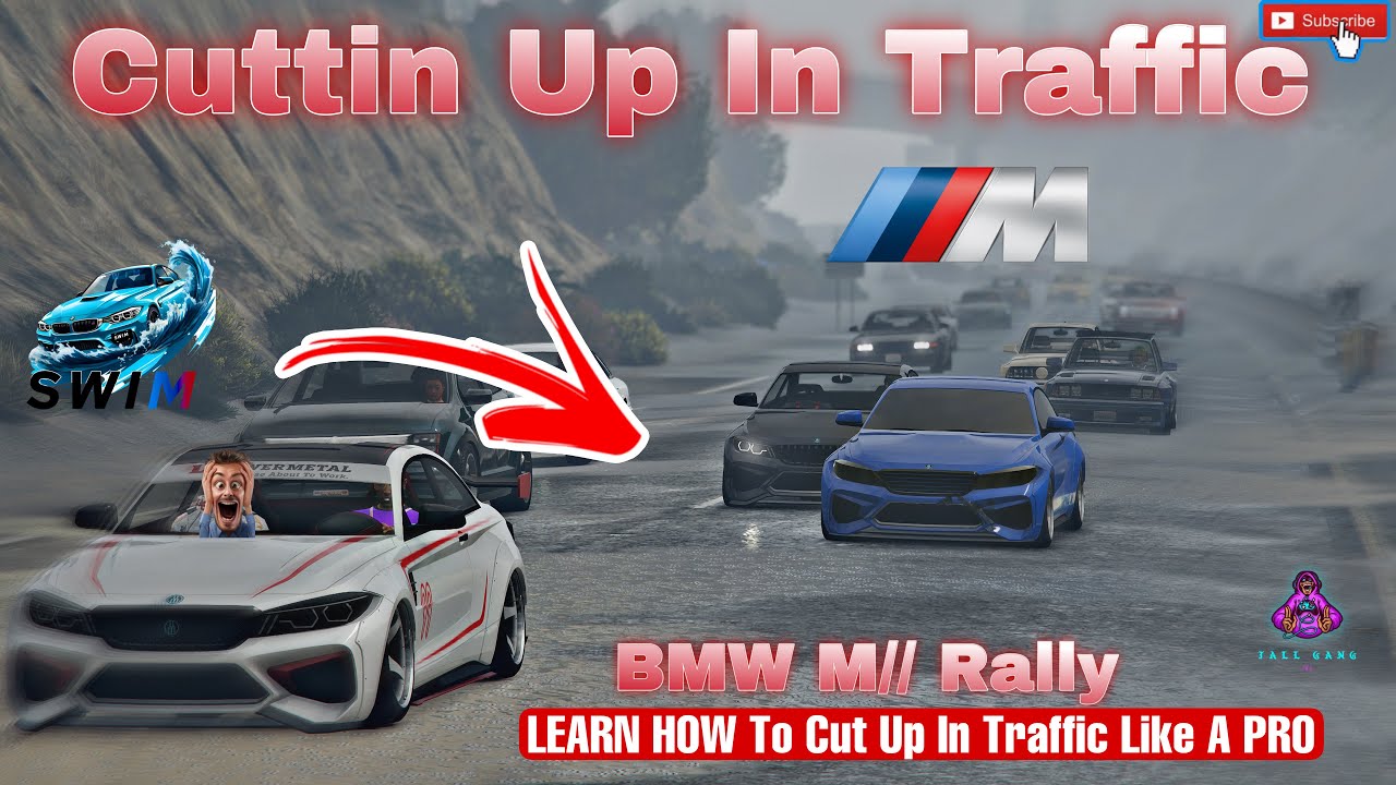 LEARN HOW To Cut Up In Traffic Like A PRO BMW Driver  - GTA V No Hesi