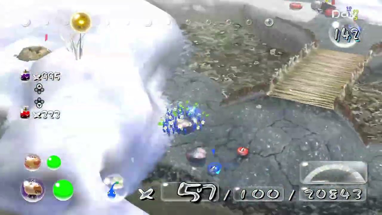 Playing Pikmin Everyday Until Reggie Fils-Aime Turns Into A Purple Pikmin Day 909 Pikmin 2HD Day 142
