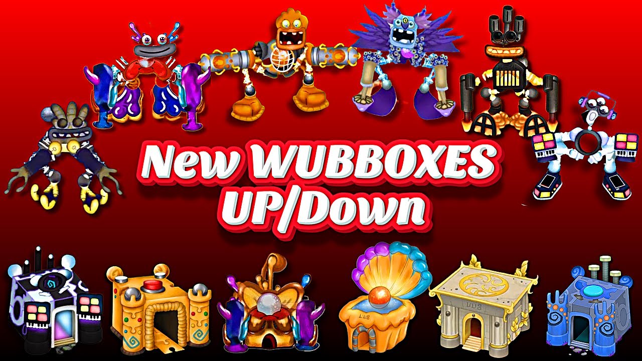 New WUBBOXES😈 UP/Down - Eggs & Boxes🏰ALL Island🏝 Fan Mode