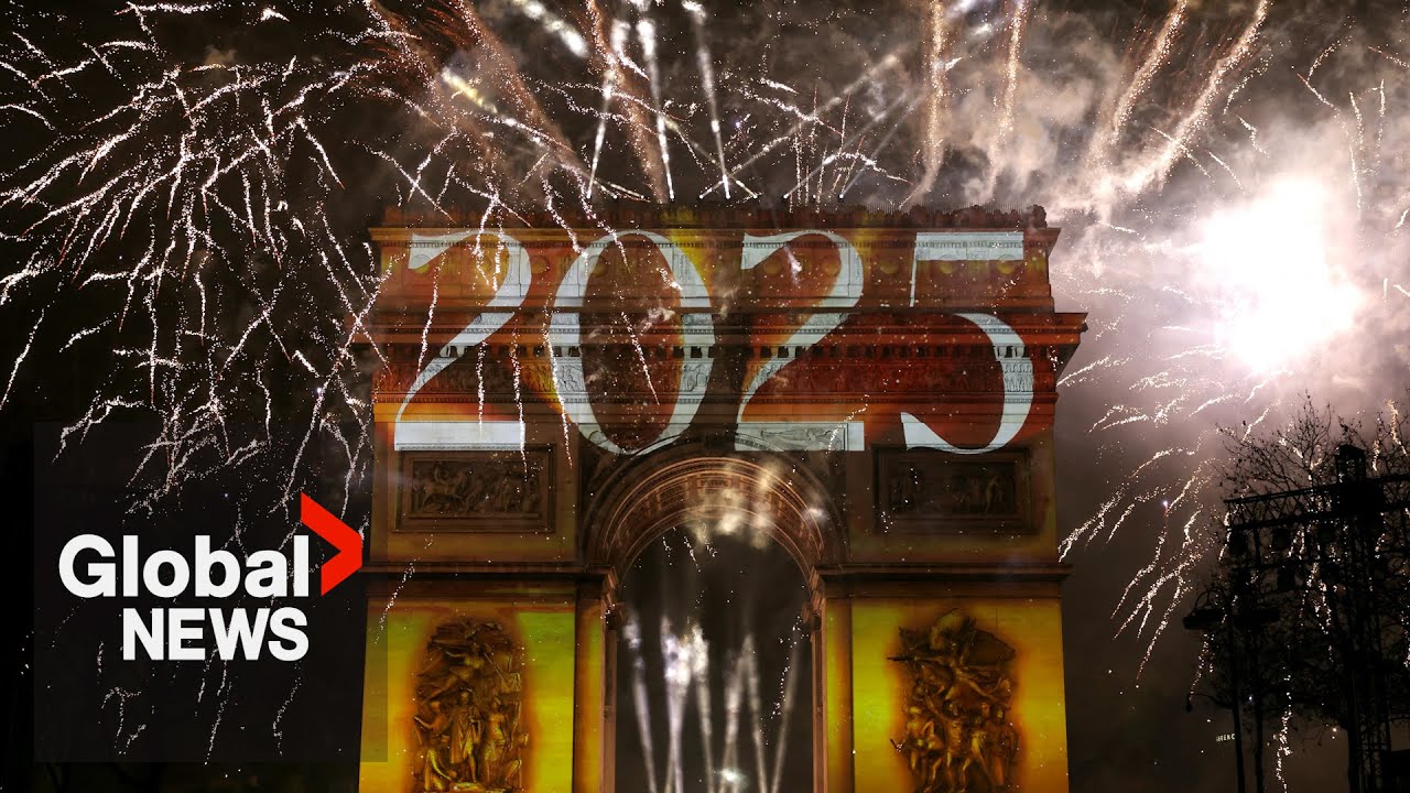 New Year’s 2025: Paris celebrates with dazzling fireworks around Eiffel Tower