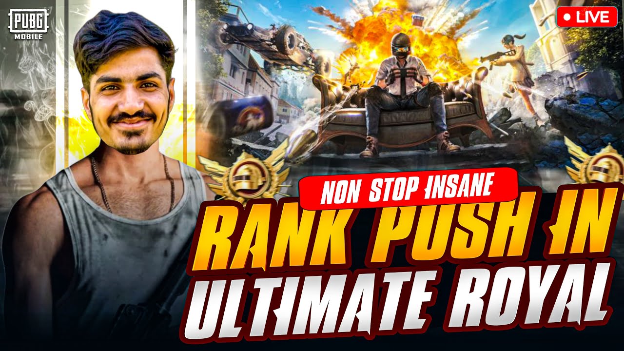 ULTIMATE ROYAL RANK PUSH PAID RANK AVAILABLE | YO BRANDxLIVE | PUBG LIVE STREAM