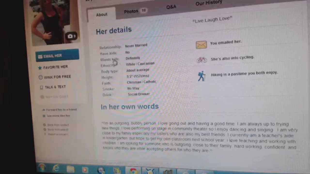 match.com (and online dating in general) rant