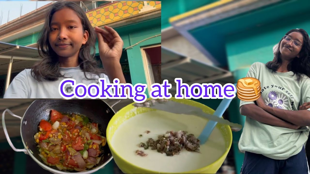 Ghar par Bun Dosa banaye🥞 | Impressing mommy😄