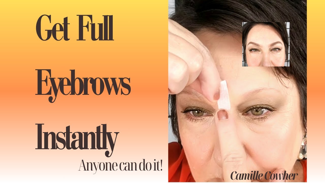 How to create perfect eyebrows for sparse brows