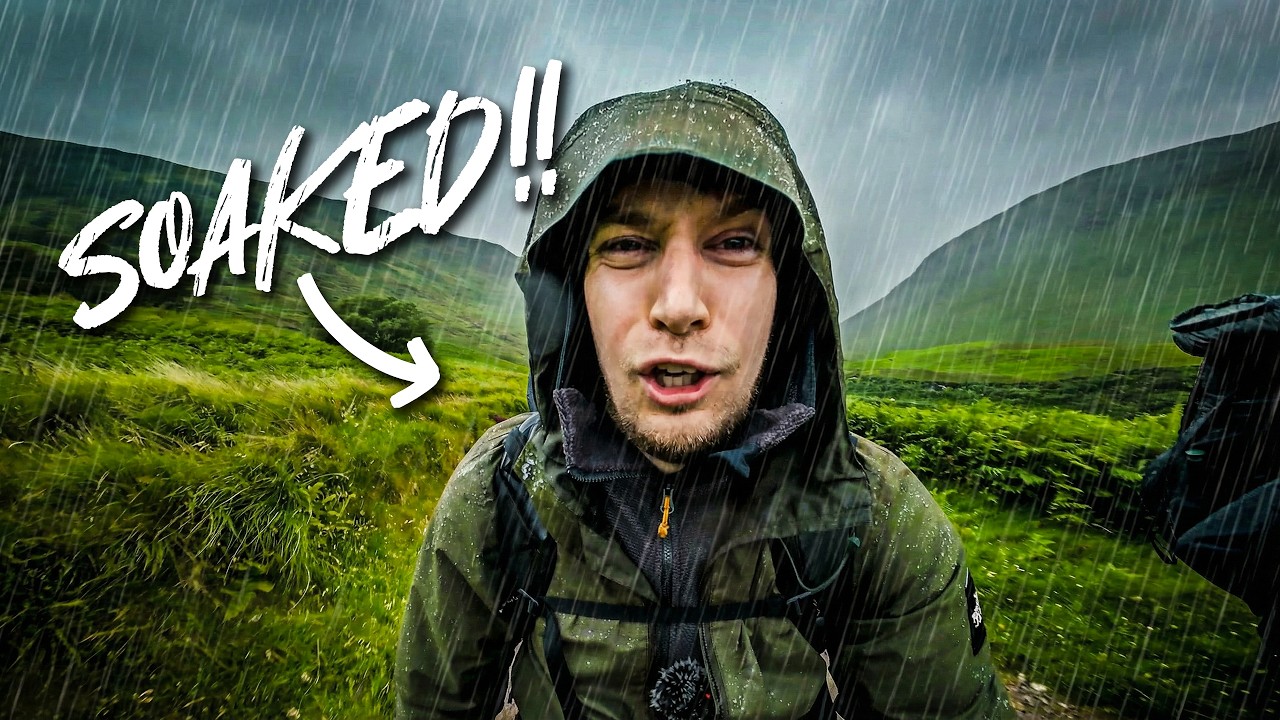 Scotland is WET!! Camping on the Isle of Arran