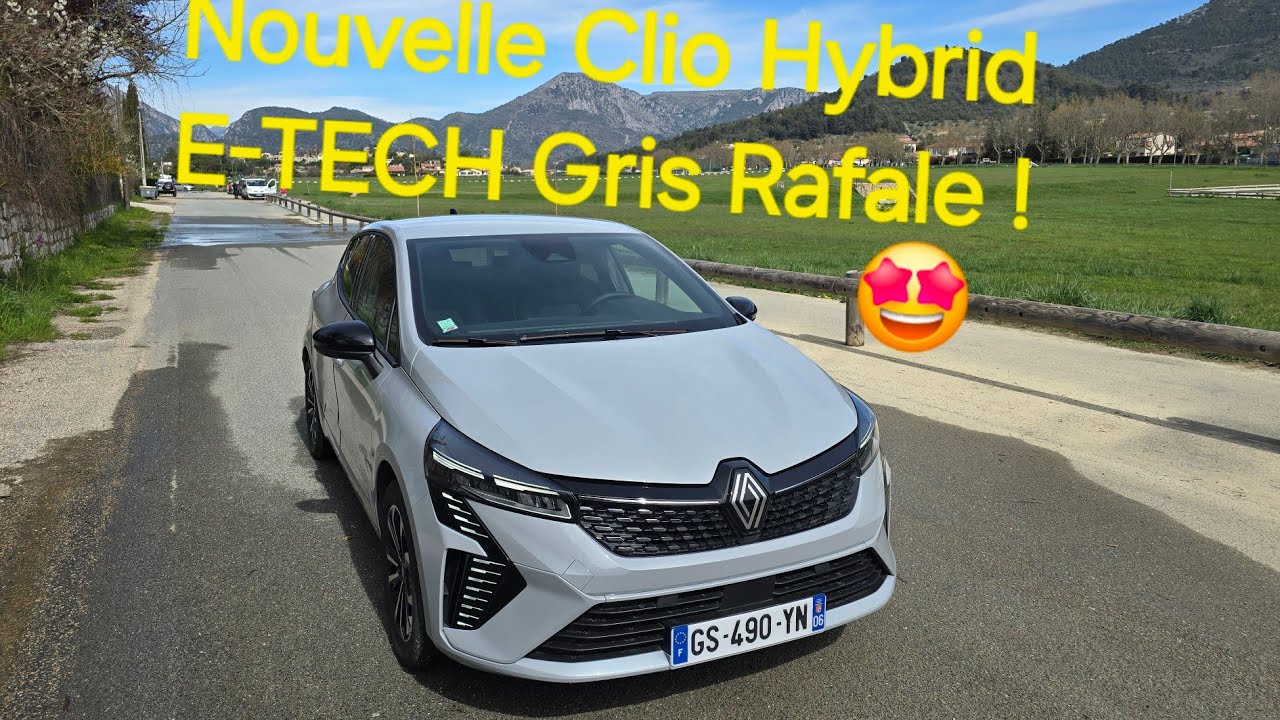 Clio 5 Hybrid Facelift 145 Gris Rafale, j'adore !