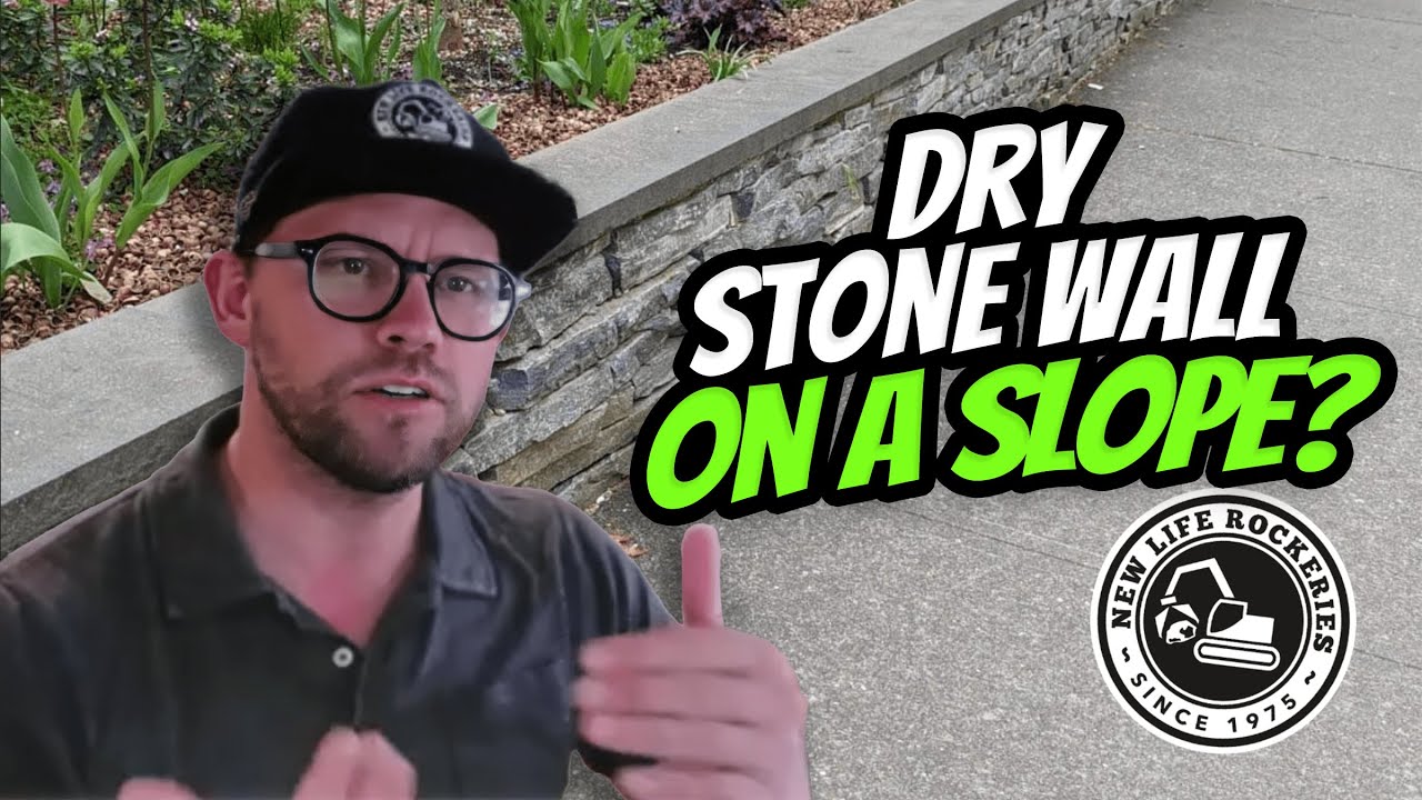 How Do You Build a Dry Stone Wall on a Slope? | Landscaping and Rockery Construction Services