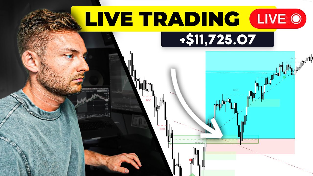 LIVE TRADING CRYPTO - Making $11,725 Profit Risking $1k