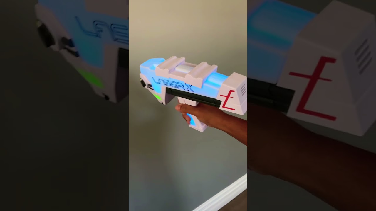 Laser X Blaster #fun #laser #lasertag #gun #ledlights #led @DD.vids111 @sumeetitv1102 #amazing
