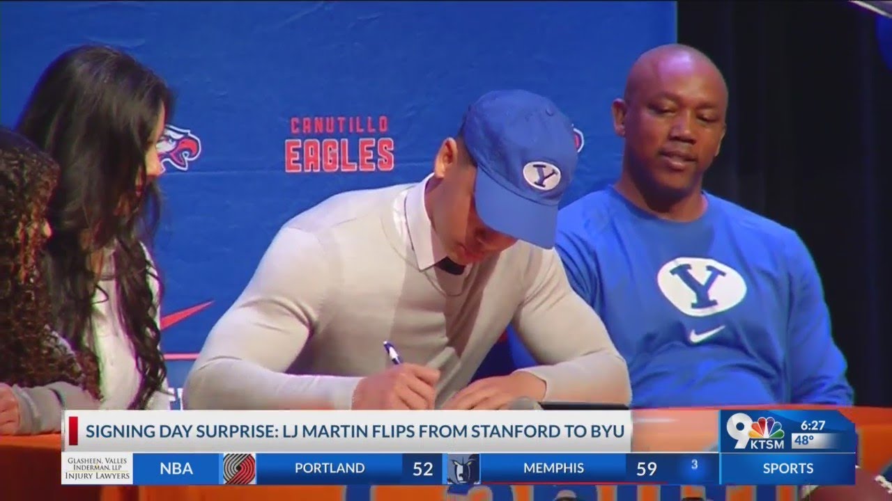 LJ Martin signs with BYU over Stanford