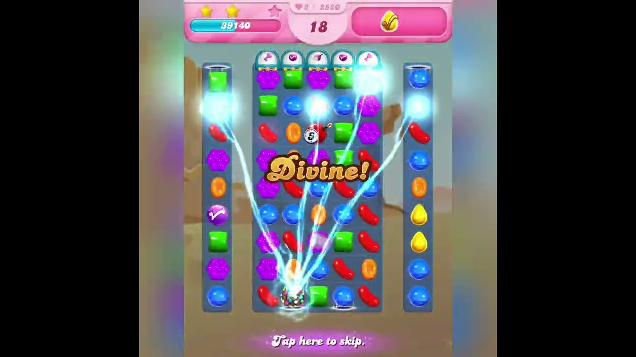 Candy Crush Saga - 🍭🍬 Level 2519 ✨Level 2520 🎊Level 2521 🌟Level 2522 - 🍭🍬