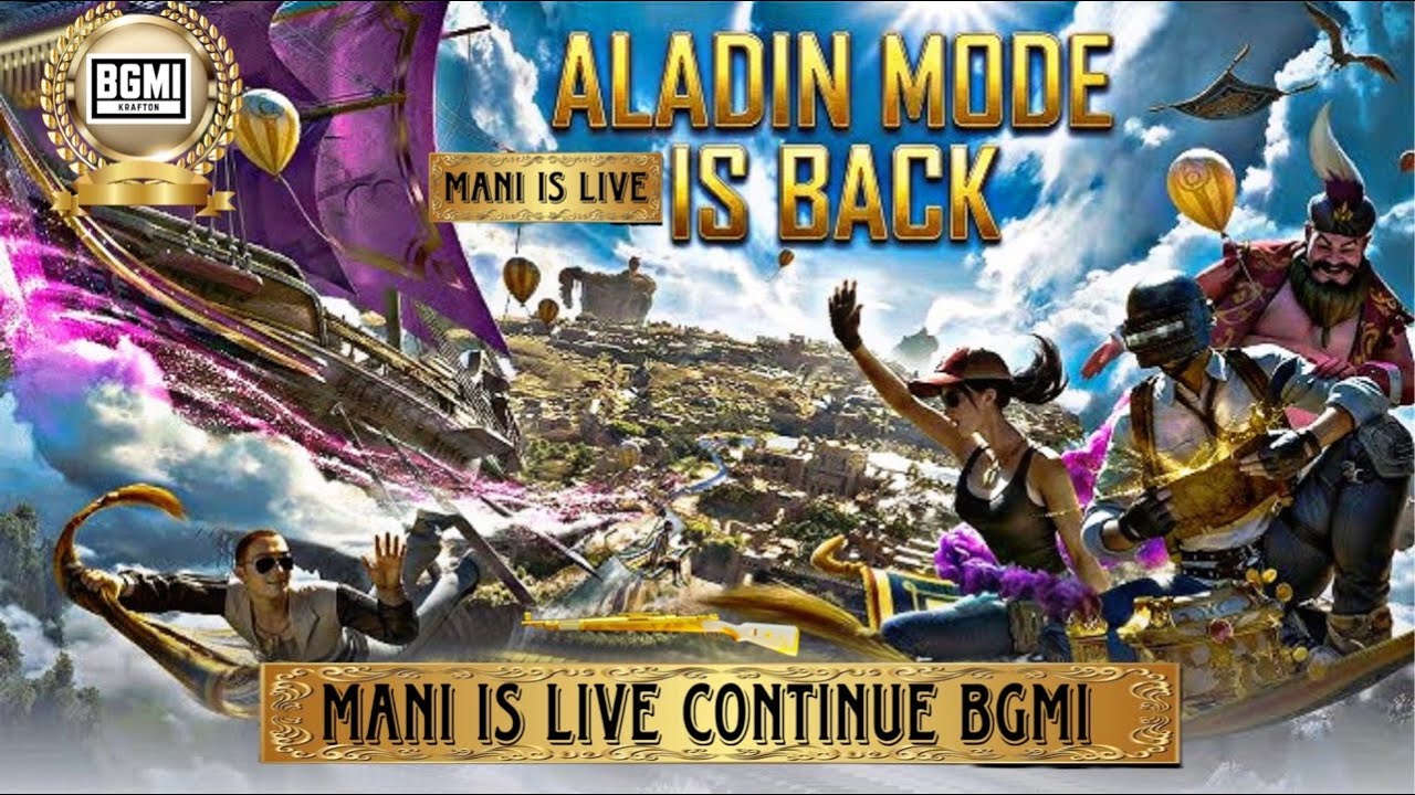 New Aladin Mood is Back Bgmi | IOS Device IPad Pro M4 #bgmi #shorts