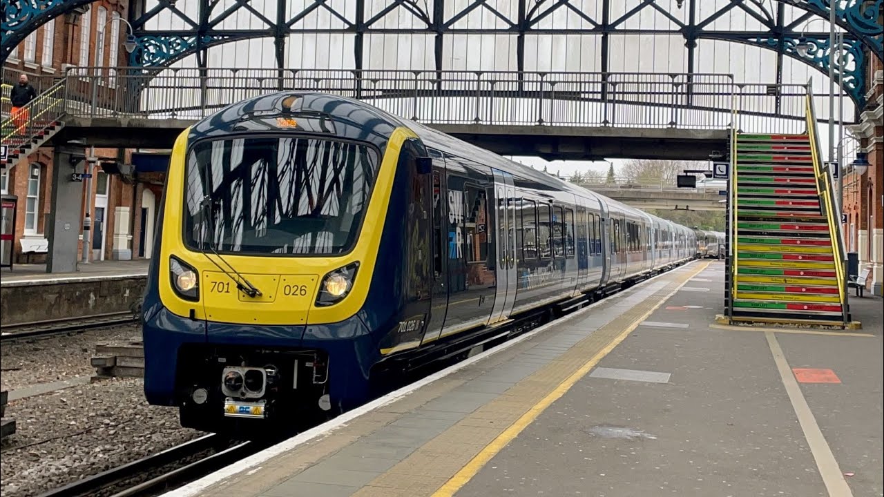 SWR Class 701 / 701026 test run at Bournemouth