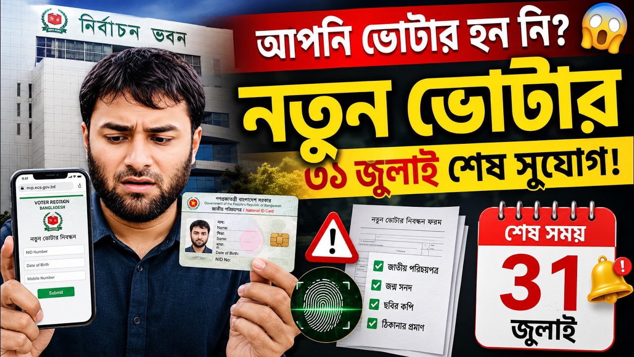 Last Chance to Become a New Voter! 😱 Apply by July 31 | New Voter Registration 2026