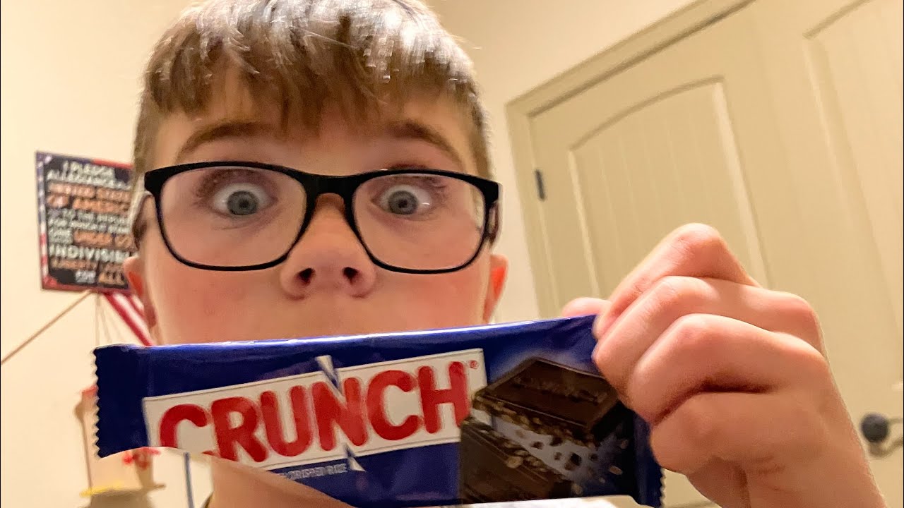 Eating a crunch bar for the first time make this a meme ￼￼