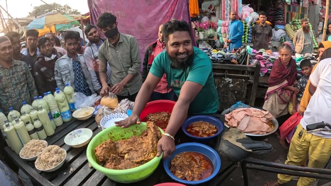 আস্ত খাসি মাত্র ৩৫০০ টাকা! মিরপুর ১ নম্বরের সবচেয়ে সস্তা ও মজাদার খাসি ভোজ!