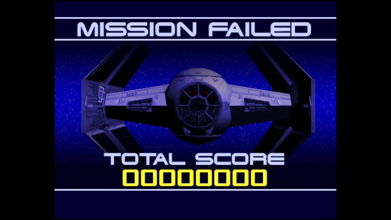 Star Wars Trilogy Arcade - Game Overs and Mission Failures