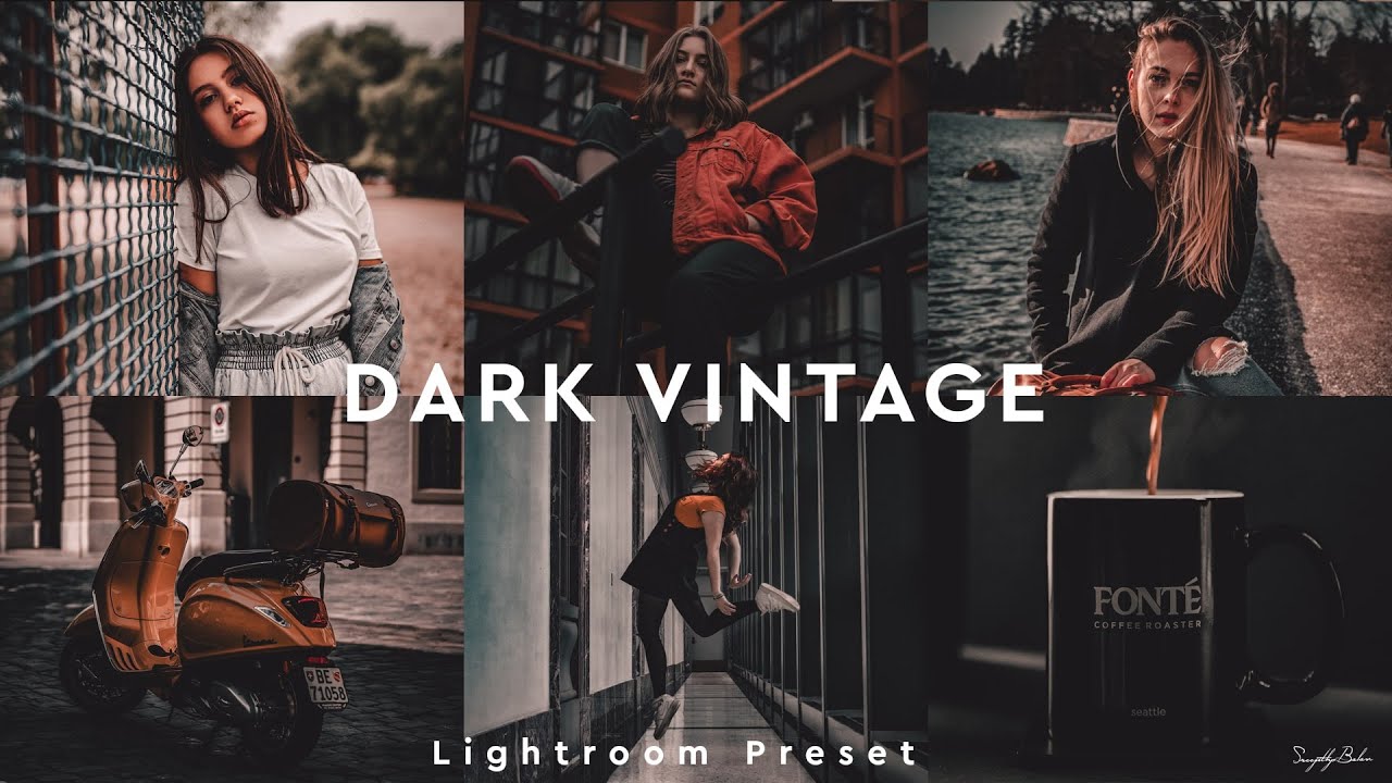 Dark Vintage Presets - Lightroom Mobile Presets DNG | Vintage Preset | Retro Preset | Preset Vintage