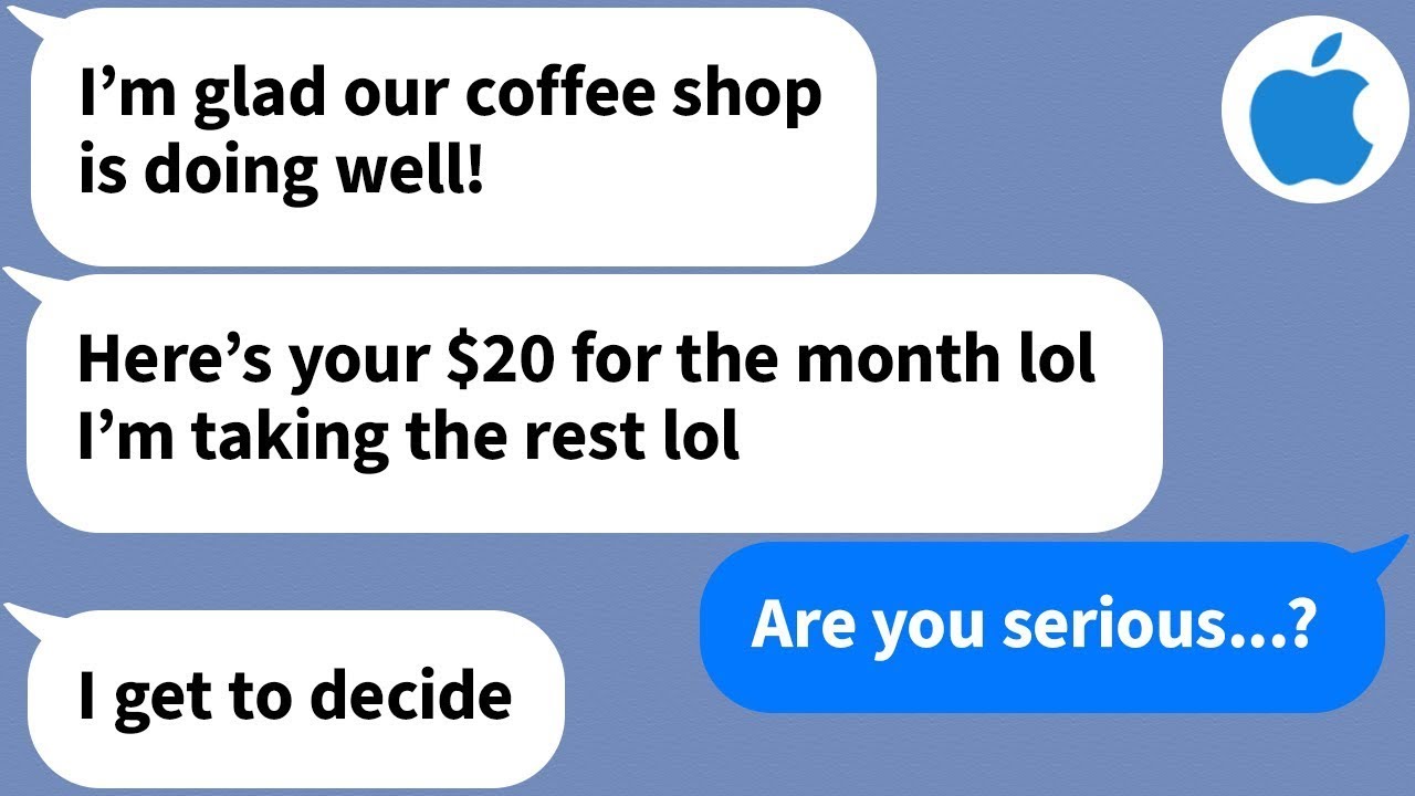 【Apple】 I started a coffee shop with a mom friend but...