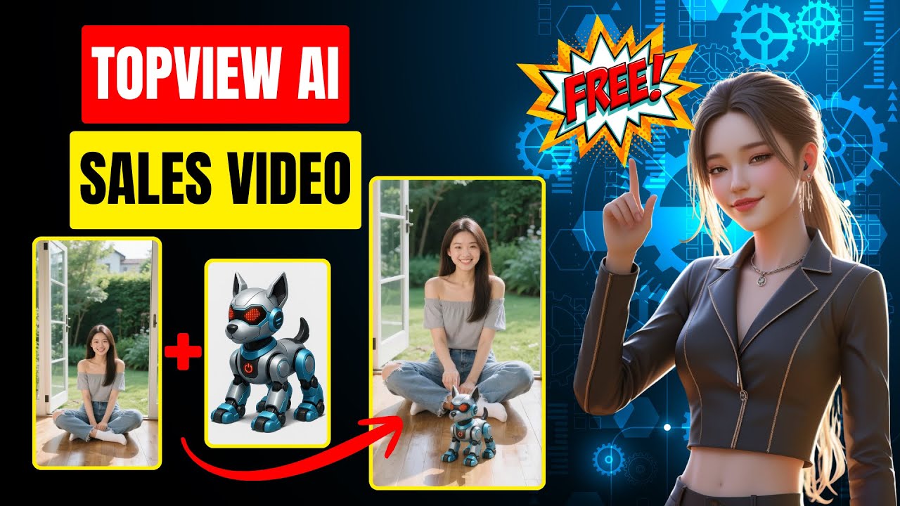 TOPVIEW AI Full Tutorial | Make Money Online with AI Generated Sales Video