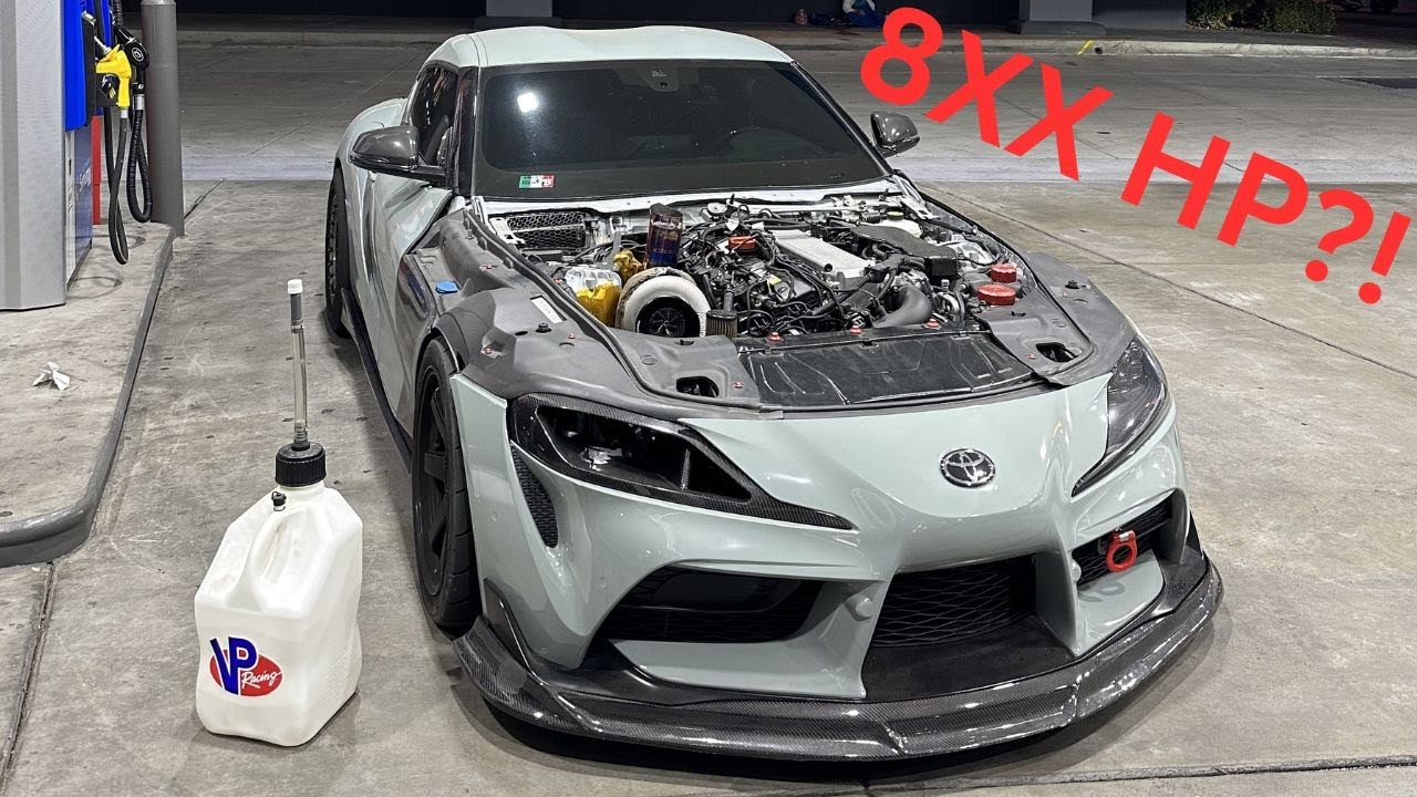 Отвожу свою огромную турбированную Supra на динамометрический стенд!