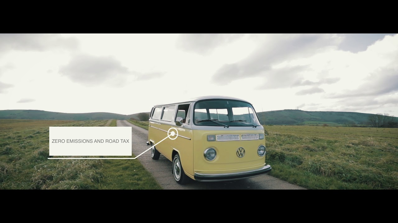 100% Electric VW Camper Van Volkswagen with Telsa Batterys!