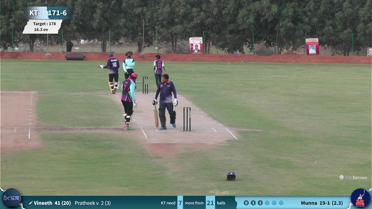 KSR Team VS Team Titans XI Champions League 08th FEB 2026