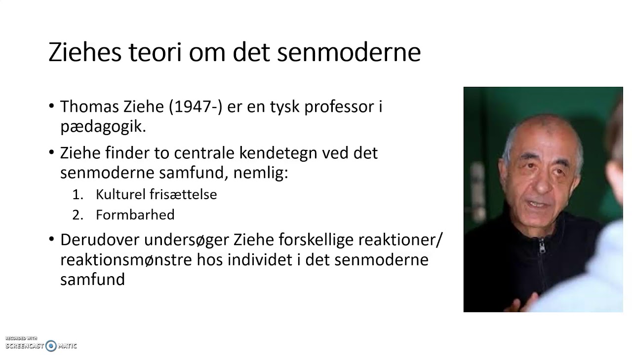 Giddens og Ziehe
