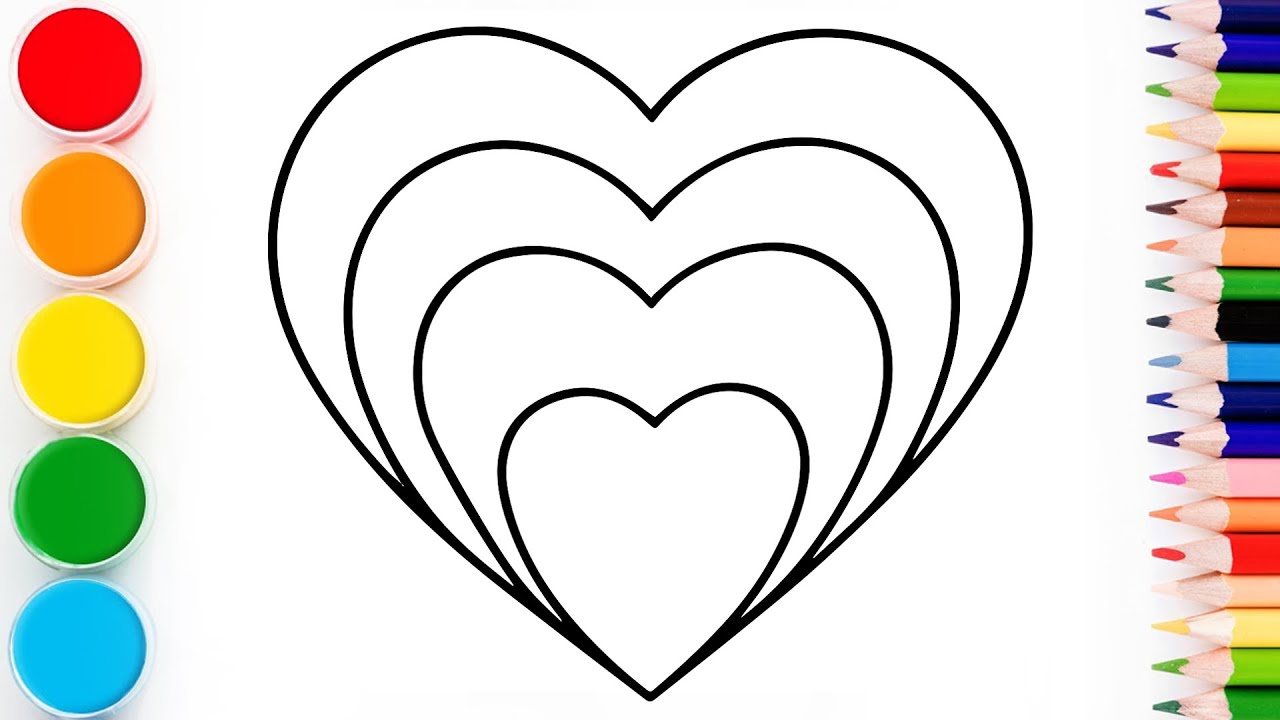 How to Draw a Heart | Easy Line Art Step by Step
