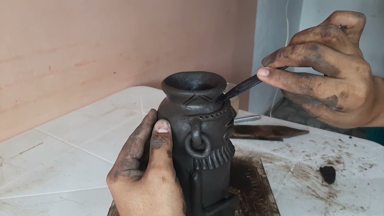 replica indígena - alfarería, manualidades, hazlo tú mismo, barro negro