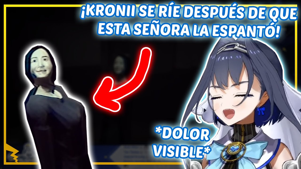 ¡KRONII SE RÍE PORQUE UNA SEÑORA LA ESPANTÓ! [Hololive | Sub Español]
