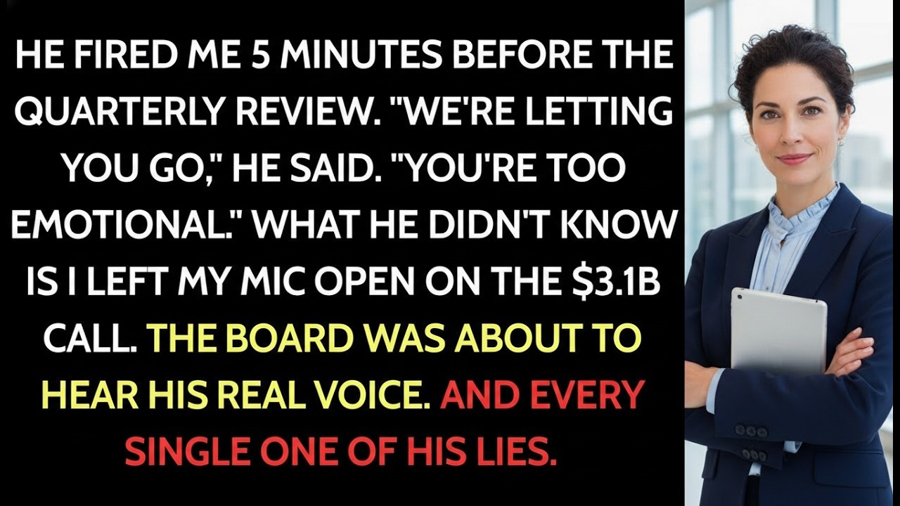 He Fired Me for “Overstepping” — So I Played the $3.1B Call for the Entire Board 📞💼