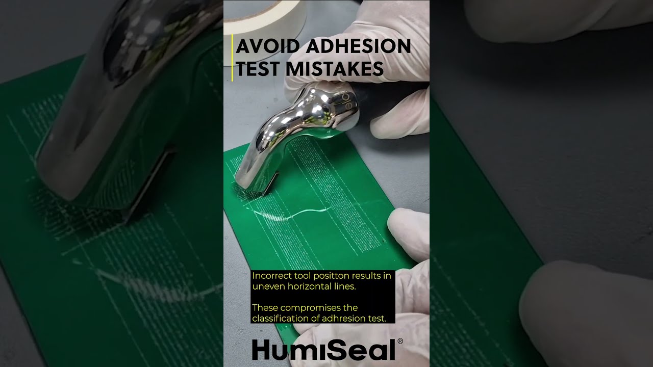 Explaining ASTM D3359: Adhesion Testing for Conformal Coatings #Shorts