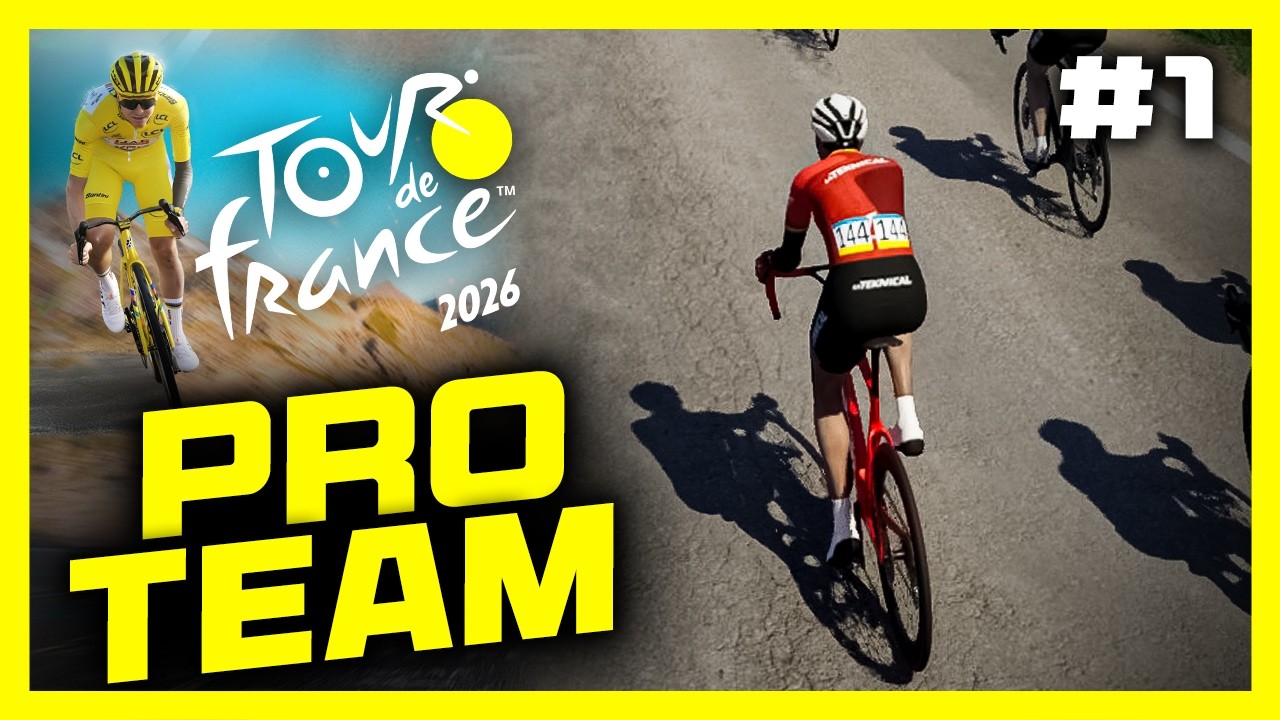 TOUR DE FRANCE 2026 - PRO TEAM #1 : Cr&eacute;ation de l'&eacute;quipe !