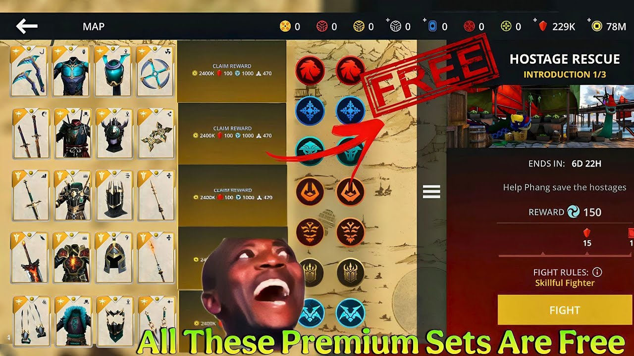 All These Best Premium Sets Are Free🤯II Shadow Fight 3 New Event & Control Lost Bosses🫣