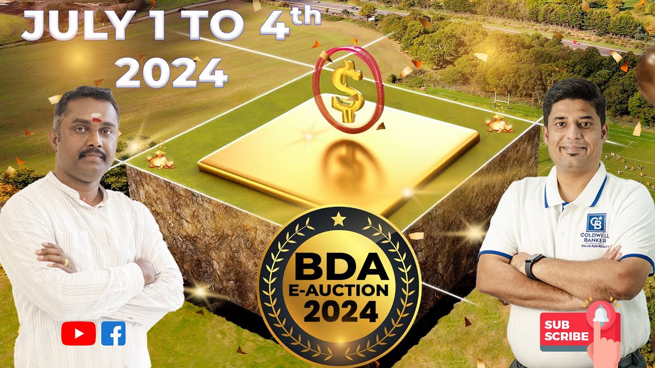 LIVE BDA e-Auction 2024 | BDA Sites For Sale In Bangalore #bdasitesforsale
