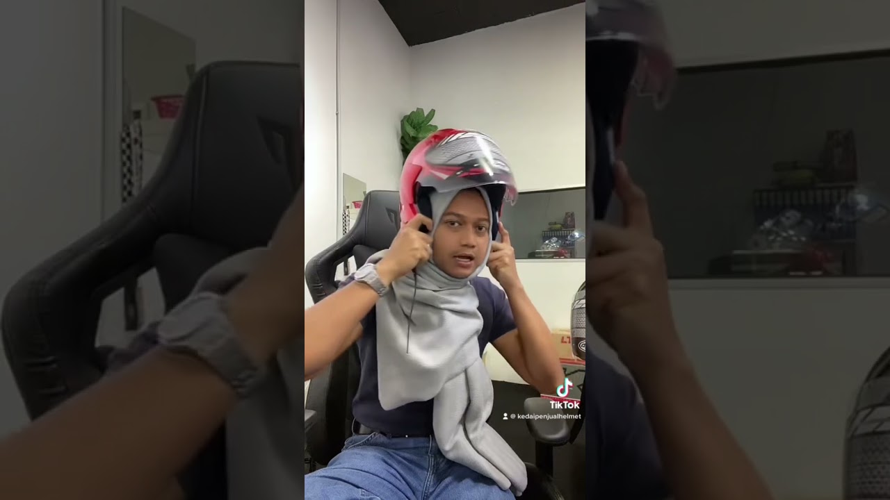 Tips Helmet Bertudung.