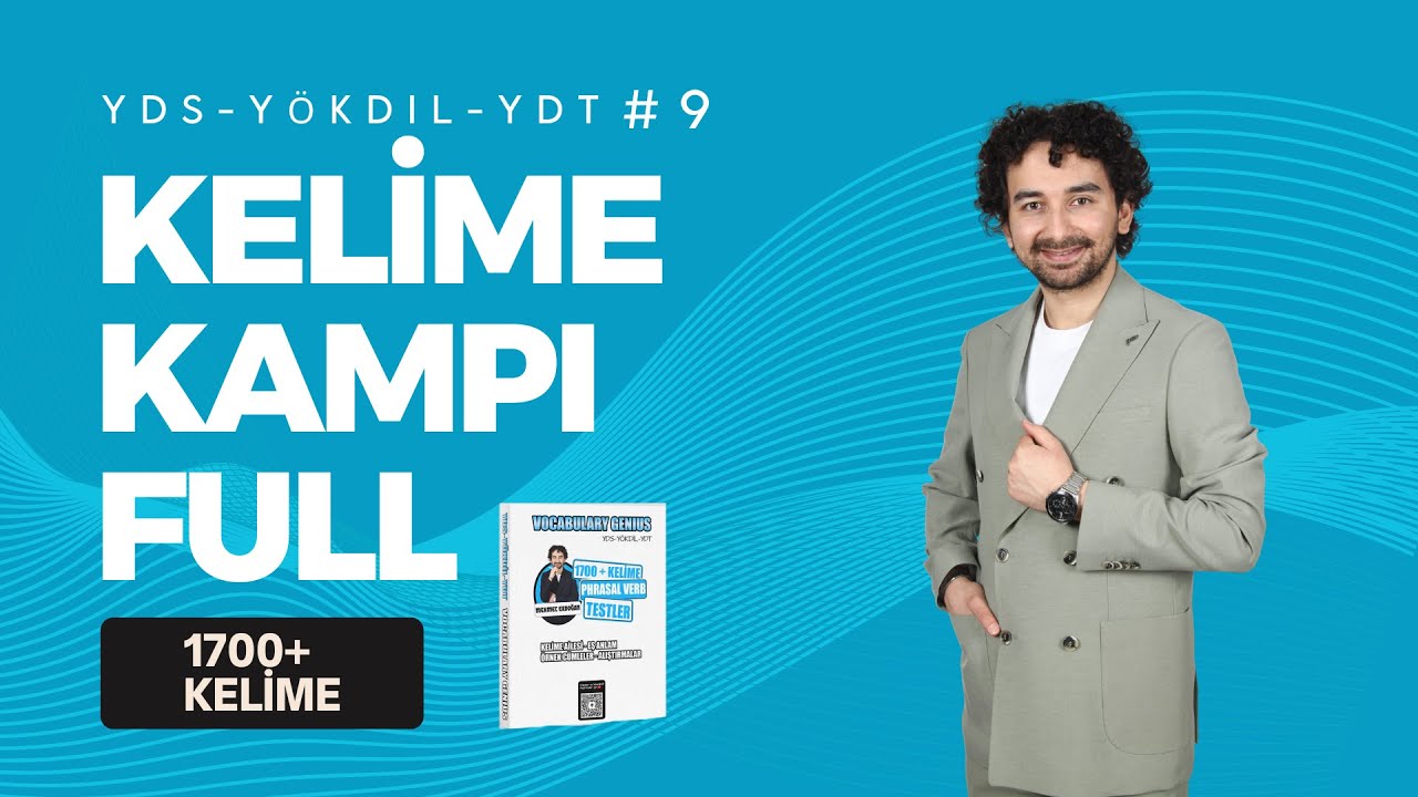 1700+ Kelimelik Dev YDS Kelime Kampı 9.Gün | Vocabulary Genius