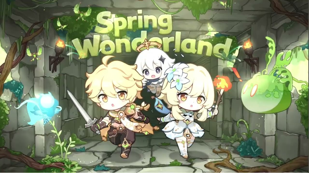 Spring Wonderland - All Pieces - Genshin Impact