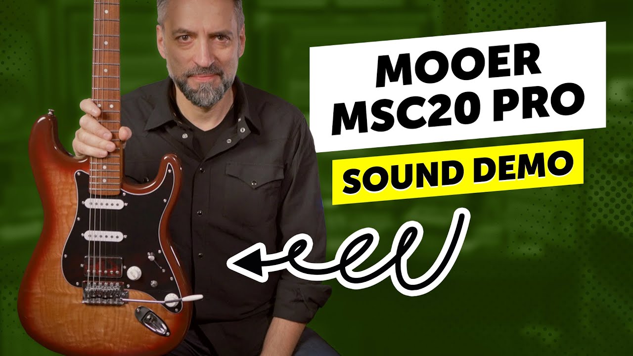 Super Strat for a small budget | Mooer MSC20 Pro | Sound Demo