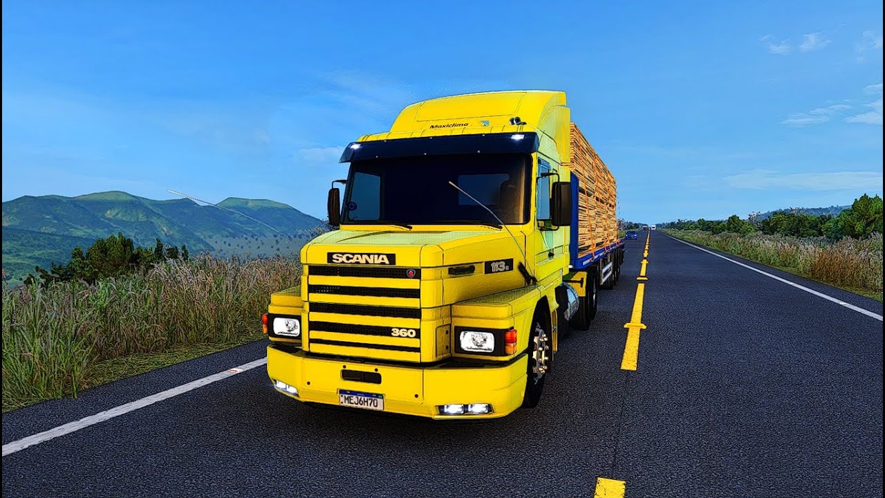 MAPA DO SERT&Atilde;O com SCANIA 113H - ETS2