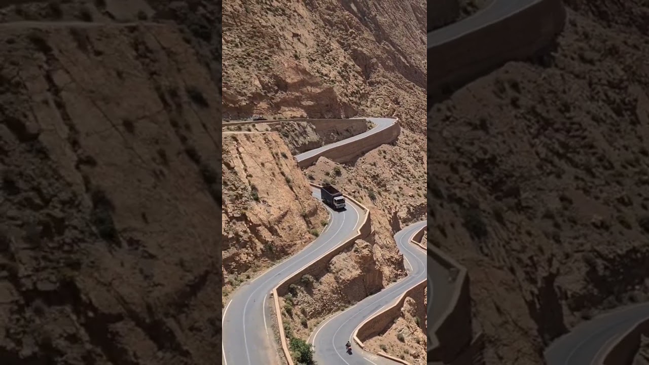 Beautiful Road Through the Mountains - Tizi-n-Tichka, Morocco