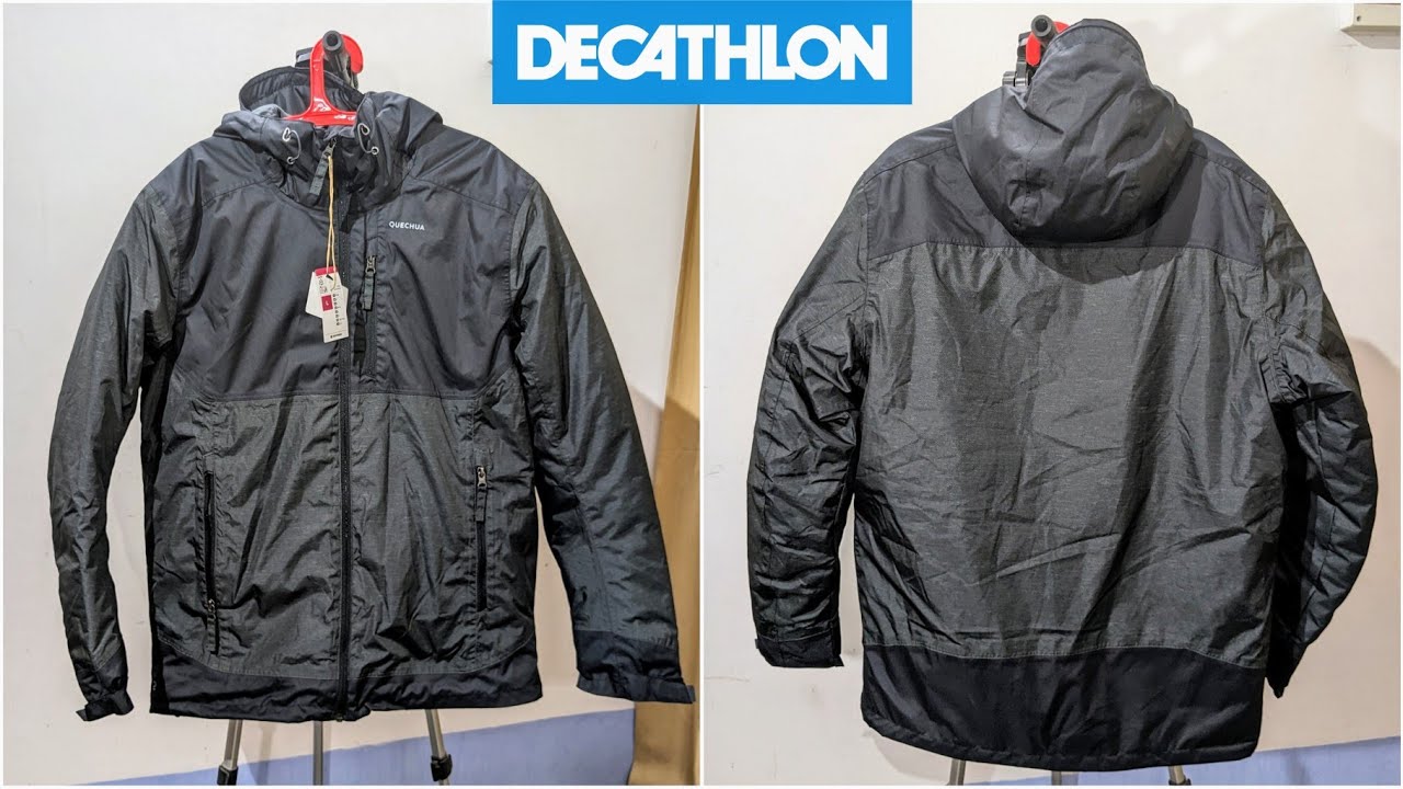 Decathlon QUECHUA Men Winter Jacket - Waterproof SH500 -10°C Black