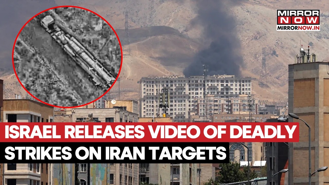 Israel Targets Iran, Releases Footage Of Rockets Causing Damage To Various Locations | Watch