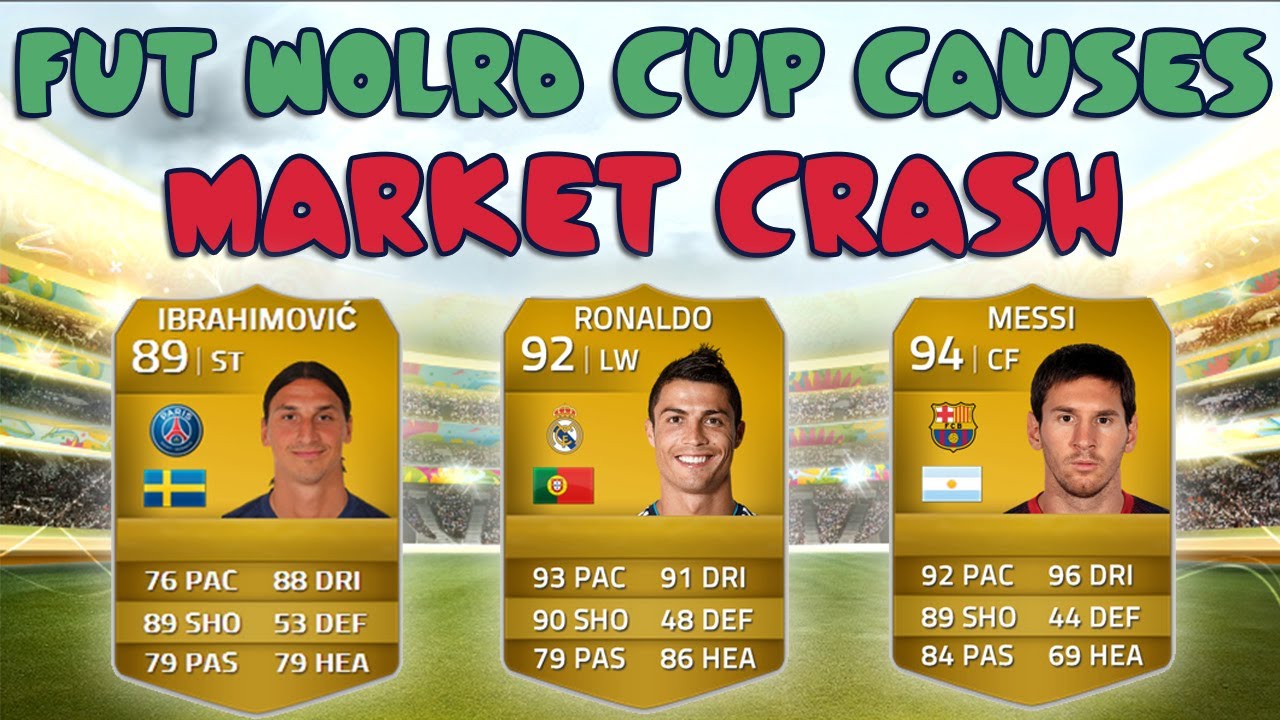 FIFA 14 Ultimate Team - MARKET CRASH!!! - FUT WC Causes Massive Price Drops - Ibra Only 500k!!!