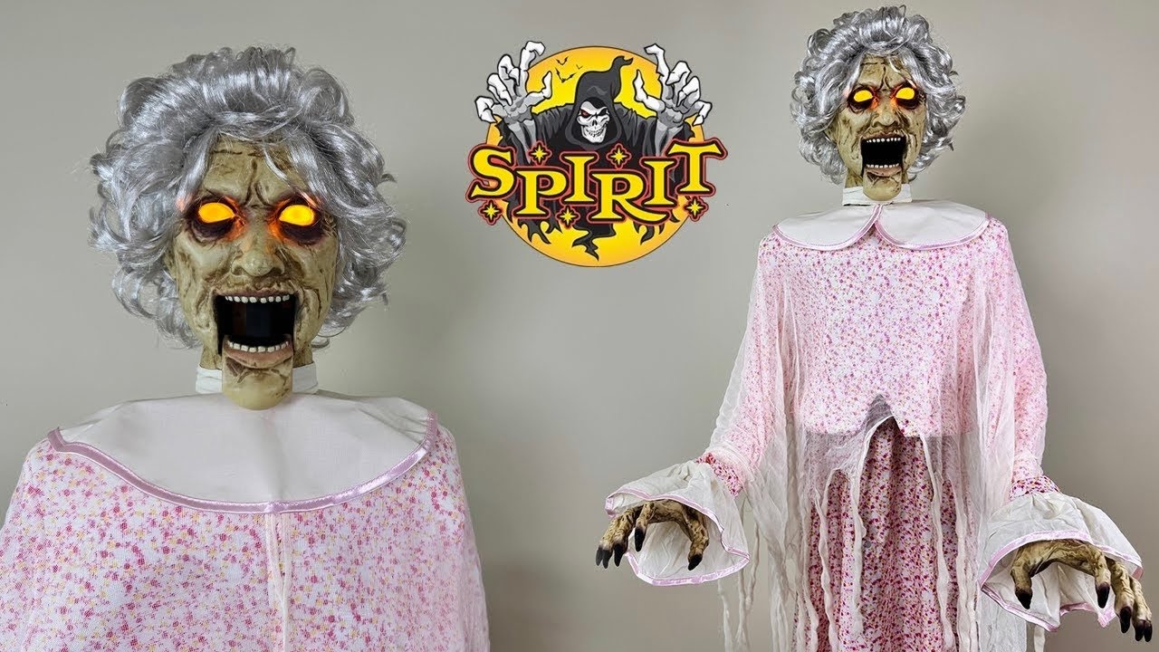 Twisted Grandma Animatronic 2025 Spirit Halloween Unboxing